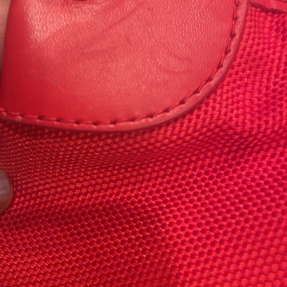 Bally Canvas RARE with Leather Trim Crossbody / messenger bag Bag - Red. - Picture 11 of 12